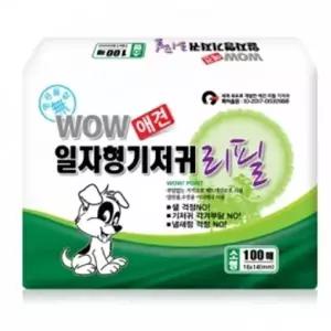 [하프클럽/알티피아]강아지 일자형 기저귀 리필용 소형 100매 1P 매너벨트