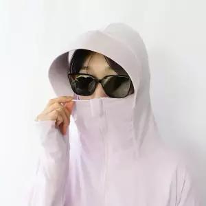 여름 쿨링 후드 집업 UV 자외선차단 썬캡 가디건 아웃도어 러닝자켓 운동복