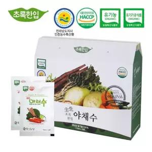 [제이아트]오가닉 생생 야채수(국내산) 110ml 30포야채즙 야채원액 야채엑기