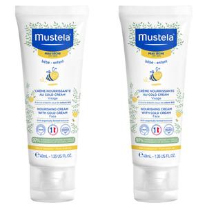 무스텔라 너리싱 유아크림 위드 콜드 크림 40ml × 2개