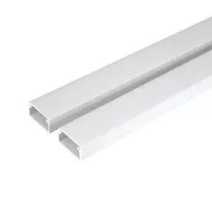 PVC 사각화이트 몰딩 전선커버 폴대 쫄대/정리/전선/커버/바닥/덕트/사각/몰드/보호/인테리어/보호관