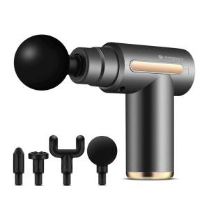 한일의료기 전신 진동 마사지기 4종헤드 무선 핸디형 미니 마사지건 HL-ZL1000 그레이
