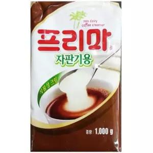 프리마 자판기용 1kg 12봉지/커피/프림/크림/프리마/자판기/식품/업소용/커피용/매장용/식당용/업소/가게