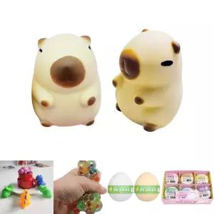 카피바라 마시멜로 말랑이 8개/촉감/완구/장난감/자극/주물럭/초등/학생/아이들/스트레스볼/말랑이