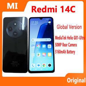 글로벌 버전 샤오미 레드미 14C 스마트폰, MediaTek Helio G81-Ultra 50MP 카메라, 5160mAh 120Hz 6.88 인