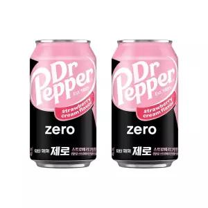 닥터페퍼 제로 스트로베리크림 CAN 350ml 24개