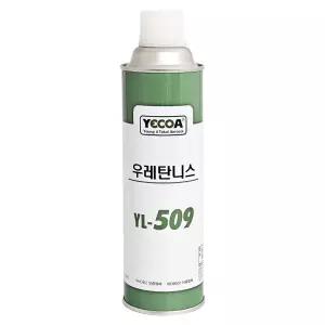 YECOA 우레탄니-스 420ml YL-509 투명코팅 광택 바니쉬/도색/락카/아크릴/스프레이/철제/라카/페인트/가구