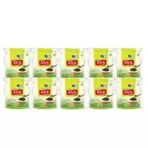 광천김 국내산 소금 바삭바삭 야채 김자반 40g x10봉 BNS