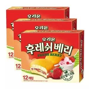 [(주)오리온] 후레쉬베리 336g 12P x 3개
