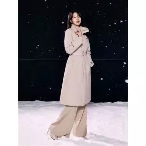 [백화점 매장정품] 아이더 시즌 필수아이템 패딩 자켓 캐시미어 코트형 여성 윈드스토퍼 롱 다운 DWW24559