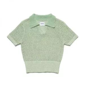 [정품] 마크엠 자켓 긴팔 맨투맨 아웃터 데일리룩 MARKM 여성 크롭 브이넥 니트 (MGUCC8056)
