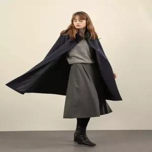 밍크카라 알파카 코트 VOPEA4WB121