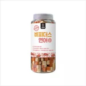 자연애 보틀 유산균 장 피부 트릿 연어 500g/큐브 훈련용 노즈워크용 영양 강아지 간식 훈련 애견 개 반려