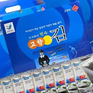 국내산 민속 고향김 3호 15gX30봉 선물세트 조미김 도시락김