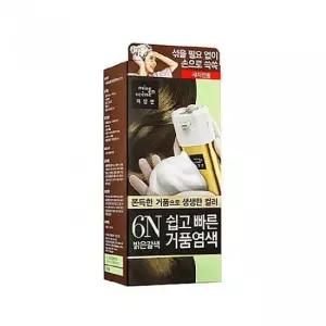 새치커버 밝은갈색 모발염색 거품형 염모제 빠른셀프염색 흰머리감추기 헤어컬러링 모발