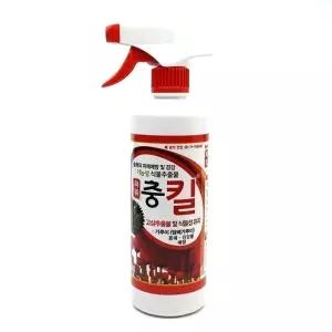 충킬 500ml 가루이.응애.진딧물 예방/토양/살균제/화초/식물/살충제/나무/모기/퇴치제/진드기/방지제/해충
