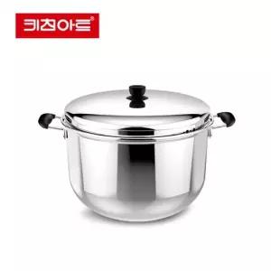 키친아트 곰솥 들통 찜통 찜솥 스텐 큰냄비 28cm/냄비/솥/식당/국솥/대형/큰솥/국통/식깡/육수통/대용량