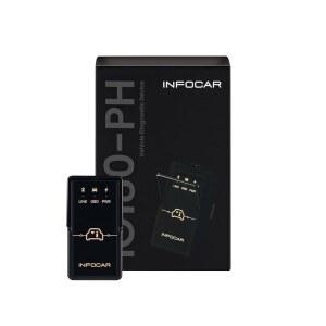 INFOAR IO180-PH 스마트 OBD2 스캐너 / ELM327 블루투스 차량 진단 도구 /영어 /무료 전용 앱 /평생 무료 업데이트 /iOS 및 안드로이드 호환 /쉬운 인앱