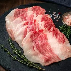 [바라던] 호주산 곡물먹인 블랙앵거스 냉동 차돌박이 200g 1팩