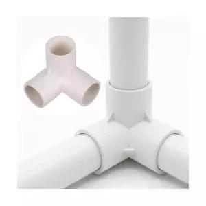 PVC 파이프 커넥터 3구 배관 연결 부속 이음관 소켓