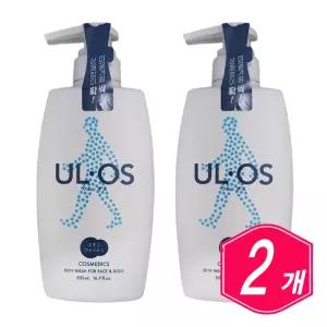 우르오스 스킨 워시 500ml x 2개 바디클렌져 남자 노인 바디 샤워 샴푸 클렌저