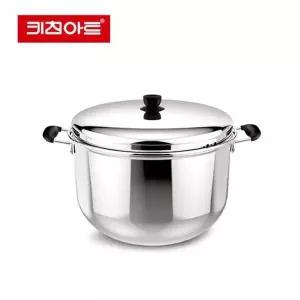 [NS홈쇼핑]키친아트 곰솥 들통 찜통 찜솥 스텐 큰냄비 28cm[35884511]