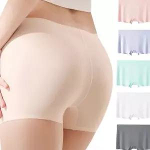 여성 쿨 드로즈 여름 사각 반바지 여성 심리스 드로즈 팬티 언더웨어 이너웨어 속바지