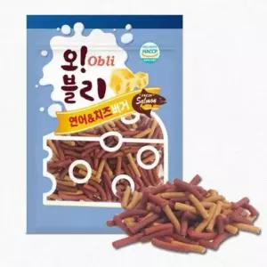 오블리 연어n치즈버거100g /강아지간식/반려견간식/간식추천/추천간식/칭찬간식