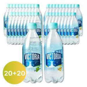더 빅토리아 탄산음료 레몬 500ml, 20개 + 청포도향 500ml, 20개