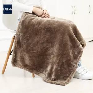 라베니스 포근 극세사 무릎담요 70X100CM 초코브라운 캠핑이불