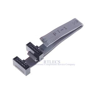 10 Pcs 10 핀 1.27 MM 피치 2x5 위치 IDC 소켓 확장 플랫 리본 케이블 ISP JTAG 다운로드 주문 길이 선택