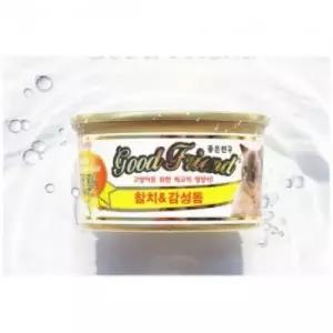 굿프랜드 고양이캔 참치n감성돔 85g 24개입