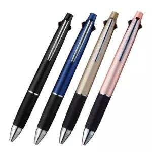 (유니) 볼샤 제트스트림4+1색 MSXE5-1000-38(볼펜0.38+프0.5)잘써지는 4볼 잘써지는 고급 부드러운유성 선
