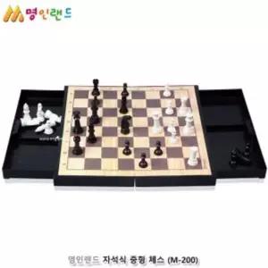 체스 폴더형 명절 자석식 가족놀이 중형 보드게임 원목체스 르픈다