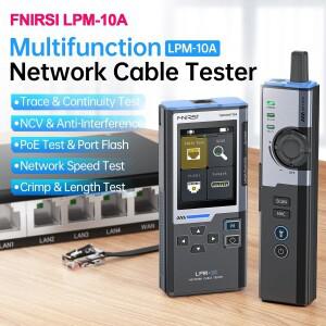 FNIRSI LPM-10A 지능형 케이블 탐지기 RJ45/RJ11 라인 테스터 LAN 케이블 테스터 포트 플래시 방해 방지 네