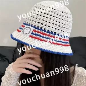 엔비 썸머 마린 버킷햇 헬렌 벙거지 스트라이프 밀짚 썬 모자 