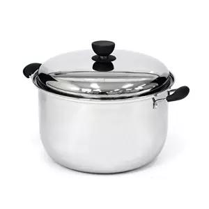 [키친아트]고품질 키친아트 3중바닥 스텐곰솥 28cm 들통 냄비 스텐냄비 곰솥 들통 국 탕 사골국 곰국 삼계