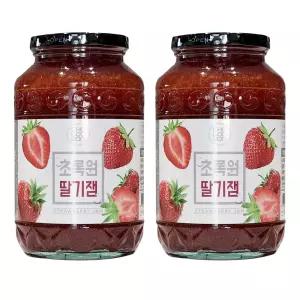 초록원 딸기잼 1kg x 2개