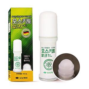 신신제약 모스키토 밀크S 50ml 학교 관공서 모기접근방지 모기약