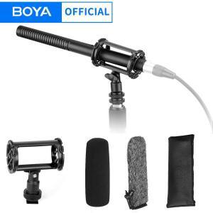 인터뷰 샷건 마이크 XLR BOYA Pro 방송 품질 BY-BM6060 Canon Nikon Sony 캠코더용 New Gathering Youtube
