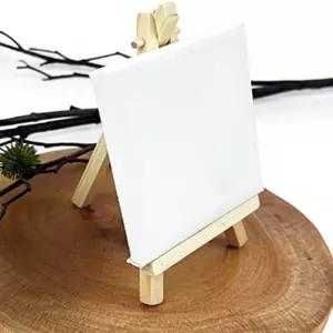 배꼽이집 미니 캔버스 세트10X10CM 미니캔버스이젤세트