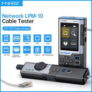 FNIRSI LPM-10A 네트워크 케이블 테스터 다기능 라인 파인더 RJ45 RJ11 포트 플래싱  PoE 감지 네트워크 수