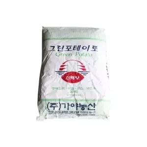 가야농산 조리용 식재료 선식 가루 식료품 분말 가루 그린포테이토 감자전분 20kg 1개