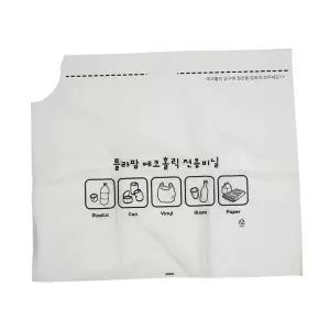 비닐 (플라팜) 에코홀릭전용비닐 60리터 30장 4개 세트 쓰레기봉투