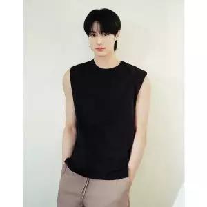 지오다노 면100% NEW 변우석 슬리브리스 티셔츠(퍼펙트티) 026543 1000821498428