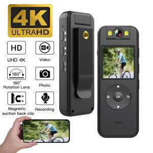 레트로캠코더 빈티지 카메라 비디오 울트라 HD 4K 캠코더 미니 디지털 BODYCAM WIFI 휴대용 소형