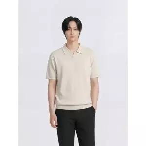 폴햄 남성 린넨 슬릿넥 플레인 반팔 풀오버 PHG2ET1090 298264