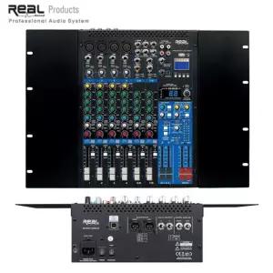 REAL 오디오믹서/8CH/FX/이펙트/팬텀파워/DMX-842
