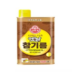 옛날참기름(캔) 450ML 2개