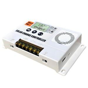 실루리안 MPPT 태양광 충전 컨트롤러 12V/24V 적응형 리튬 이온 납산 및 철 인산 배터리 충전을 위한 USB+TYPE-C LCD 디스플레이 DC 커넥터 급속 커넥터(20A)